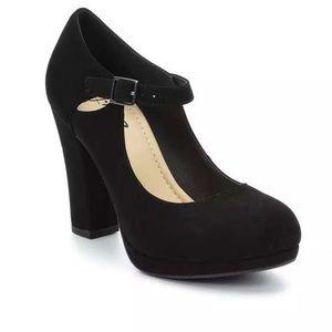 Black 3 1/4 inch Ariel Pumps